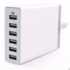 Original Anker A2123 PowerPort 6 USB Charger 60W With PowerIQ - White
